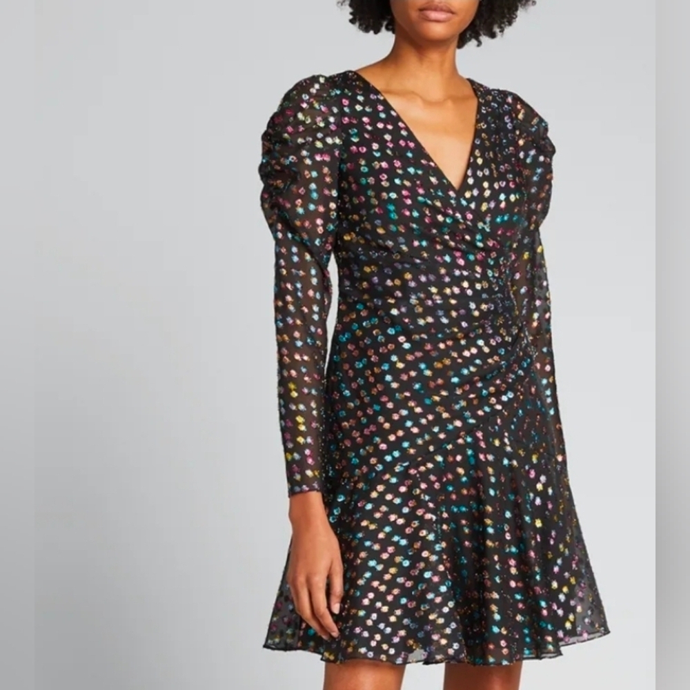 Marchesa NOTTE Polka Dot Dress SIZE 16